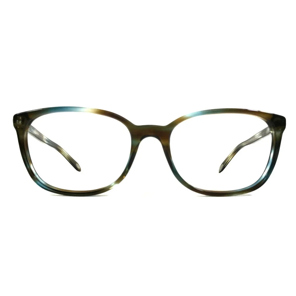 Tiffany & Co. Eyeglasses Frames TF2109-H-B 8124 Brown Blue Pearls 53-17-140